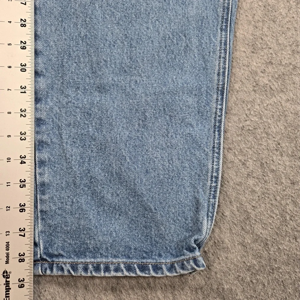 Carhartt B17 Jeans Mens 40x27 (tag 40x28) Stone Wash Blue Relaxed Straight Denim - Picture 4 of 11